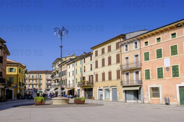 Piazza San Carlo, Valeggio sul Mincio, Verona Province, Veneto, Italy