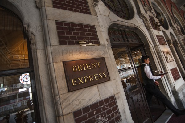 Istanbul, Turkey. March 31st 2017 The Orient Express Restaurant Sirkeci Gar, Train Station,