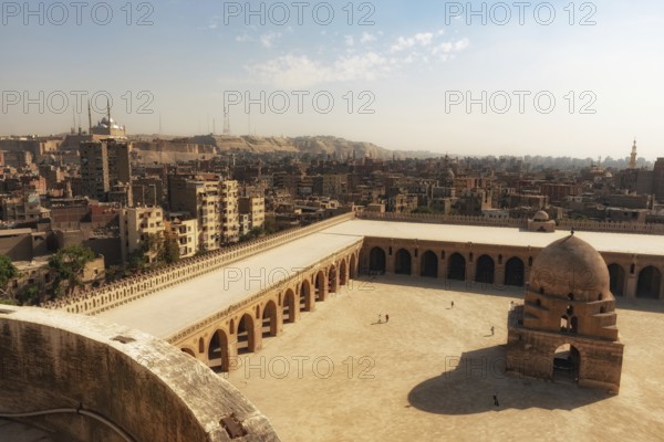 Cairo, Egypt. November 26th 2022 Cairo city panorama, cityscape view of the Egyptian capital from