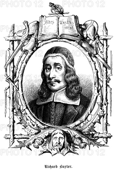 Richard Baxter (1615, 1691) England, writer, edification literature, Puritan minister, Calvinism,