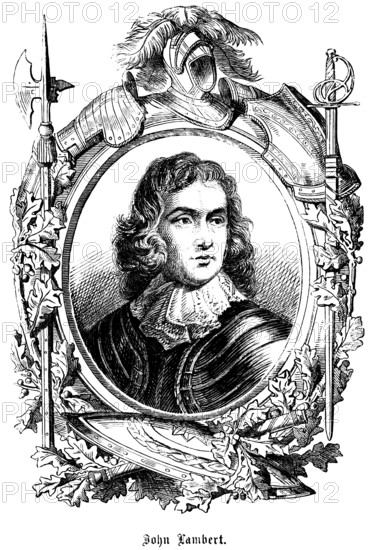 John Lambert (1619, 1684) England, politician, victorious battles, major-general and