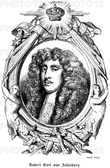 Robert Bruce Earl of Ailesbury (1664 -1685) Scotland, politician, Member of Parliament, Member of