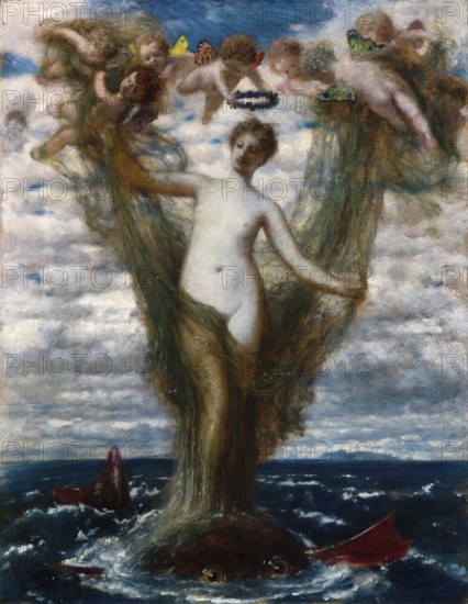 Arnold Böcklin (born 16 October 1827, died January 1901), Swiss painter, draughtsman, graphic