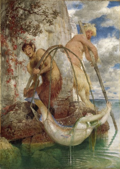 Arnold Böcklin (born 16 October 1827, died January 1901), Swiss painter, draughtsman, graphic