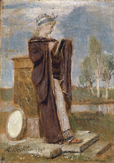 Arnold Böcklin (born 16 October 1827, died January 1901), Swiss painter, draughtsman, graphic