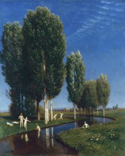 Arnold Böcklin (born 16 October 1827, died January 1901), Swiss painter, draughtsman, graphic