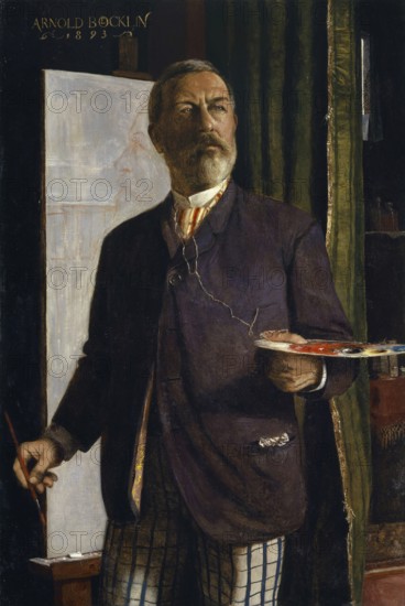 Arnold Böcklin (born 16 October 1827, died January 1901), Swiss painter, draughtsman, graphic