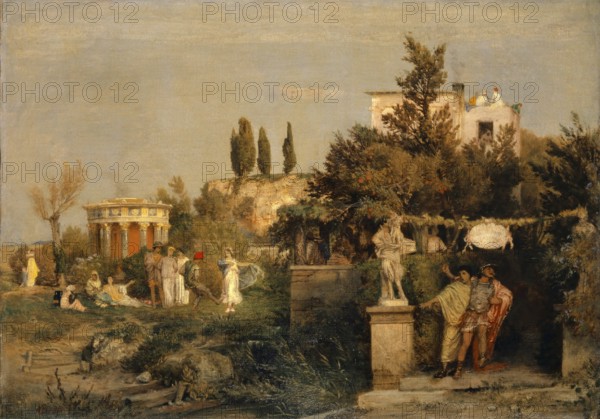 Arnold Böcklin (born 16 October 1827, died January 1901), Swiss painter, draughtsman, graphic