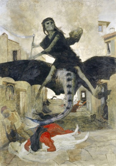 Arnold Böcklin (born 16 October 1827, died January 1901), Swiss painter, draughtsman, graphic