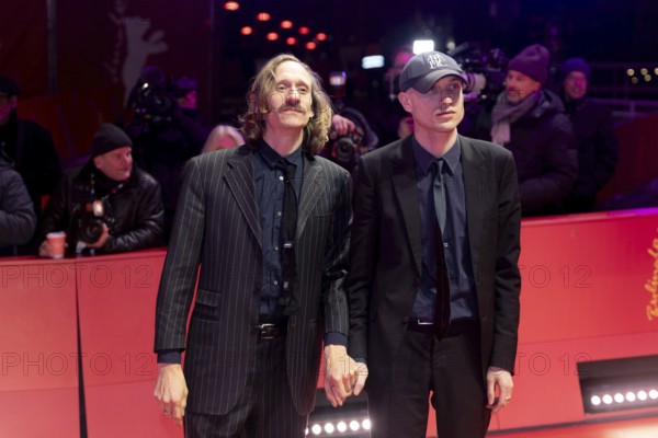 Joel Grip and Daniel Blumberg on the Red Carpet at the premiere of the film The Testament Of Ann