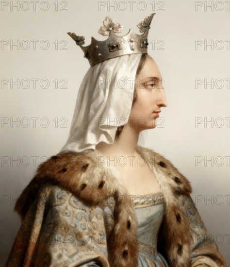 Blanche of Castile, Blanca de Castilla, Blanka von Kastilien, 1188-1252, Queen of France as the