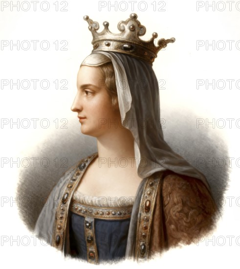 Adélaïde of Paris or Aélis, Adelheid von Friaul, c. 850/853-901, the second wife of Louis the