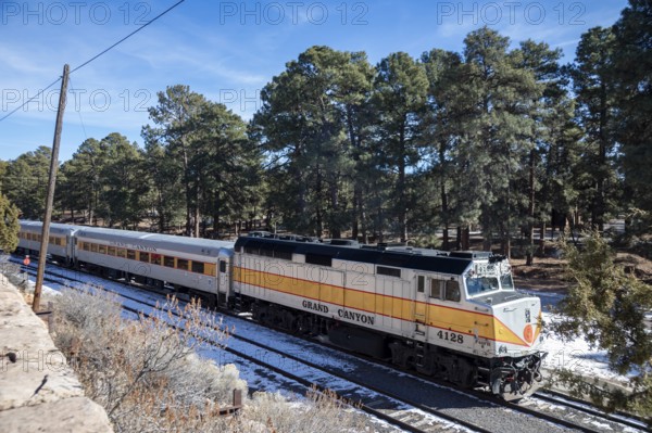 Grand Canyon National Park, Arizona - The Grand Canyon Railway offers transportation between