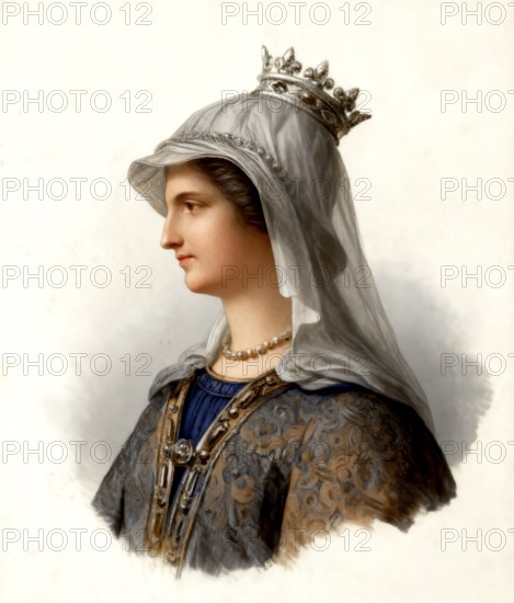 Ingoberga, c. 520-589, the first wife of the Frankish king Charibert I, or Cherebert, c. 517-567,