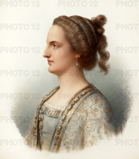 Gisèle or Giselle, 715-755, wife to Childeric III, Childerich III, c. 717- c. 754, Merovingian king