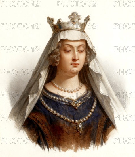 Saint Clotilde, 475-545, also known as Clothilde, Clotilda, Clotild, Rotilde, Chrodechildis,