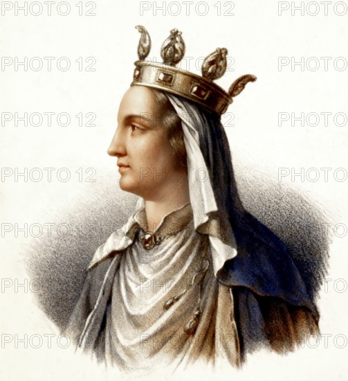 Queen Ultrogothe, Ultrogotho or Ultragotha, wife to Childebert I, c. 496-558, a Frankish King of