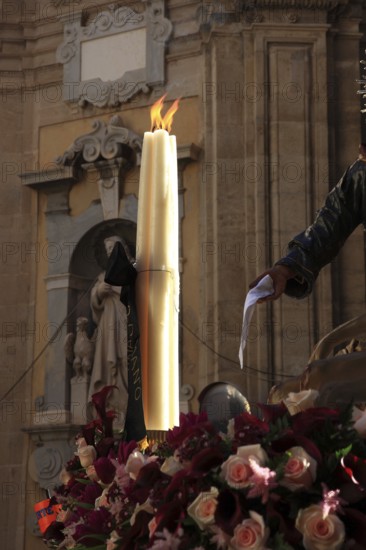 Sicily, old town of Trapani, Good Friday mystery procession La Processione dei Misteri, parade with
