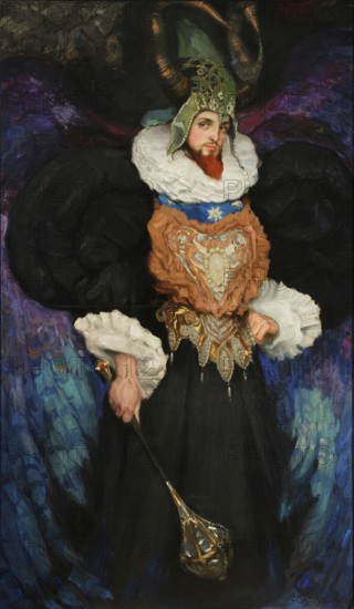 Kazimierz Stabrowski (b. 21 November 1869, d. 10 June 1929 in Garwolin), Polish painter: portrait