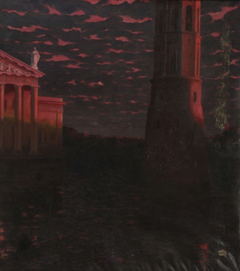 Kazimierz Stabrowski (b. 21 November 1869, d. 10 June 1929 in Garwolin), Polish painter: Vilnius,