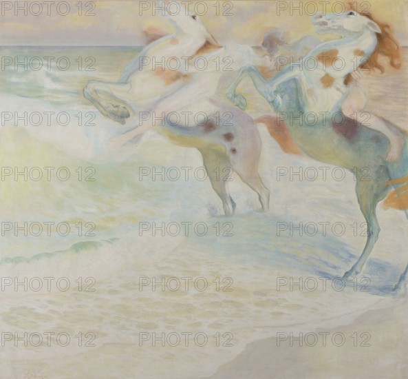 Kazimierz Stabrowski (b. 21 November 1869, d. 10 June 1929 in Garwolin), Polish painter: Sketch for