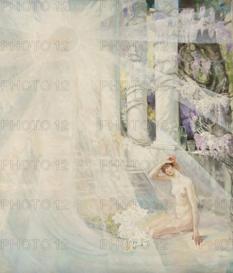 Kazimierz Stabrowski (b. 21 November 1869, d. 10 June 1929 in Garwolin), Polish painter: Vision I,
