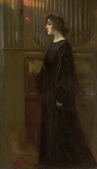 Kazimierz Stabrowski (b. 21 November 1869, d. 10 June 1929 in Garwolin), Polish painter: portrait