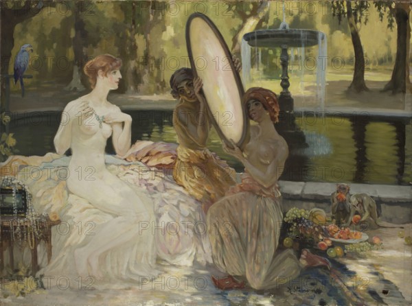 Kazimierz Stabrowski (born 21 November 1869, died 10 June 1929 in Garwolin), Polish painter: Fairy