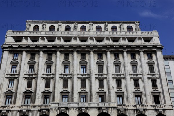 INPS building Istituto Nazionale della Previdenza Sociale, Italian Social Insurance Institution, in