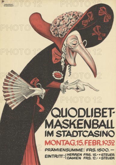 Otto Plattner (b. 29 June 1886, d. 20 October 1951), Swiss painter, graphic artist: advertising,