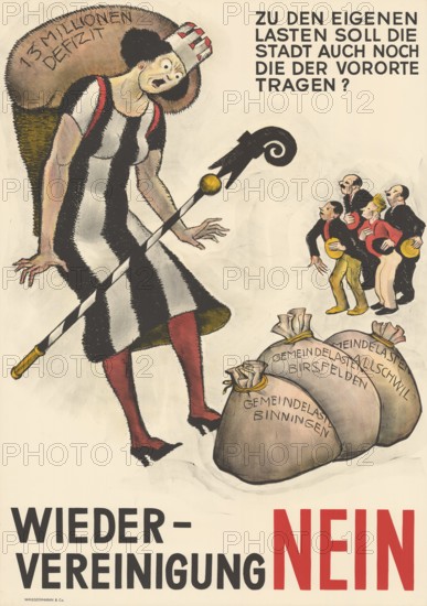 Otto Plattner (b. 29 June 1886, d. 20 October 1951), Swiss painter, graphic artist: Politics,