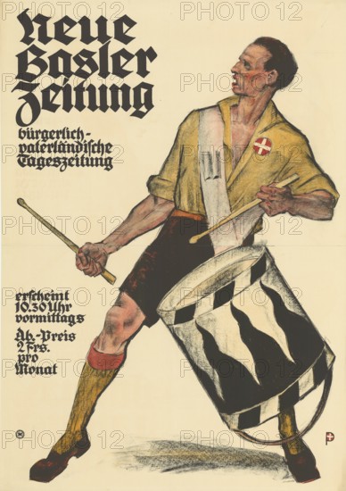 Otto Plattner (b. 29 June 1886, d. 20 October 1951), Swiss painter, graphic artist: advertising,