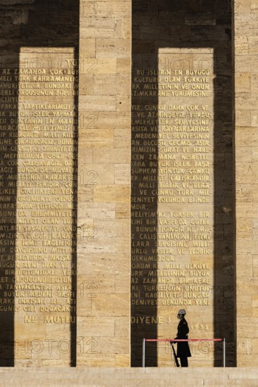 Ankara, Turkey. November 24th 2020 Anitkebir in Ankara is the memorial tomb complex of Mustafa