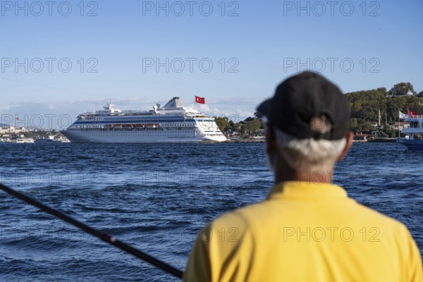 Istanbul, Turkey. September 18th 2025. The Astoria Grande, a Russian cruise ship docked at the