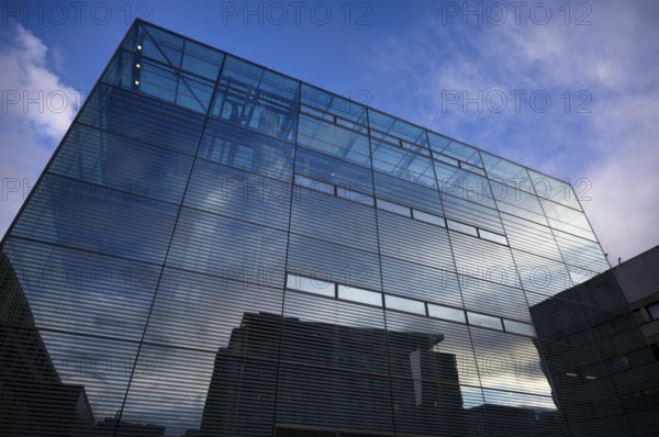 Art museum, Cube, glass cube, Stuttgart, Baden-Württemberg, Germany