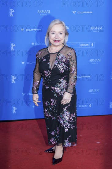 Christine Ursprung on the Red Carpet in front of the premiere of the film The Blood Countess at the