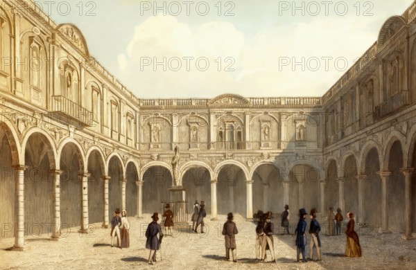 The London Royal Exchange, City of London, England, 19th century