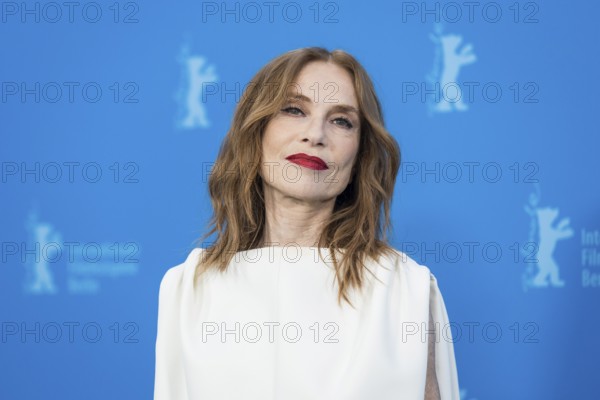 Isabelle Huppert during a photocall for the film The Blood Countess at the Hyatt Hotel Berlin on 16