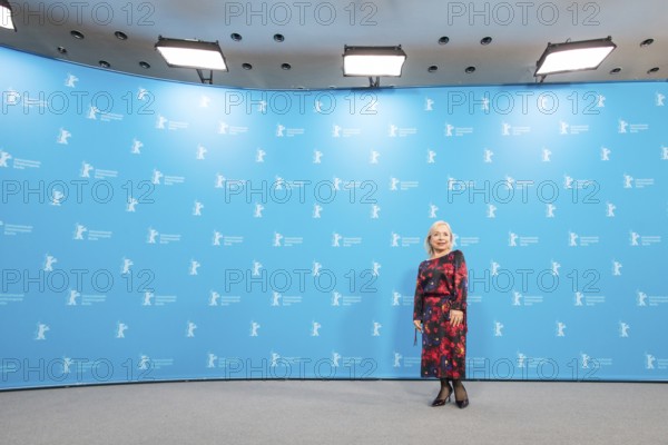 Christine Urspruch (theatre actress) at a photocall for the film Die Blutgräfin at the Berlinale in