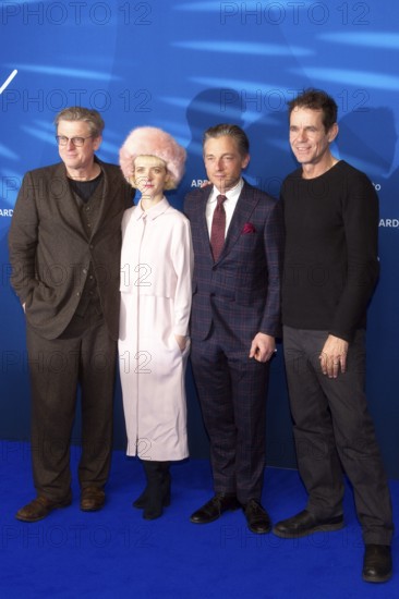 Achim von Borries, Liv Lisa Fries, Volker Bruch, Tom Tykwer, BLUE HOUR, Photo Call, Hotel Telegraph