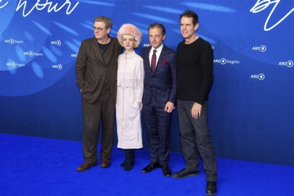 Achim von Borries, Liv Lisa Fries, Volker Bruch, Tom Tykwer, BLUE HOUR, Photo Call, Hotel Telegraph