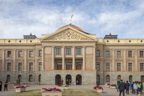 Phoenix, Arizona - The Arizona State Capitol complex. This building, the former state capitol, is