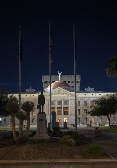 Phoenix, Arizona - The Arizona State Capitol complex. This building, the former state capitol, is