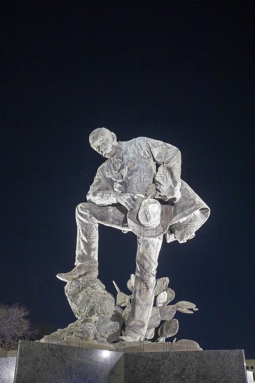 Phoenix, Arizona - The Arizona Peace Officers Memorial in Wesley Bolin Memorial Plaza, adjacent to