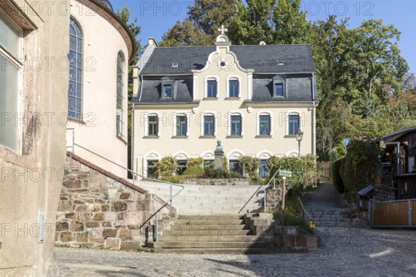 Rectory with memorial of Gotthilf Heinrich von Schubert next to St. Christophori church,