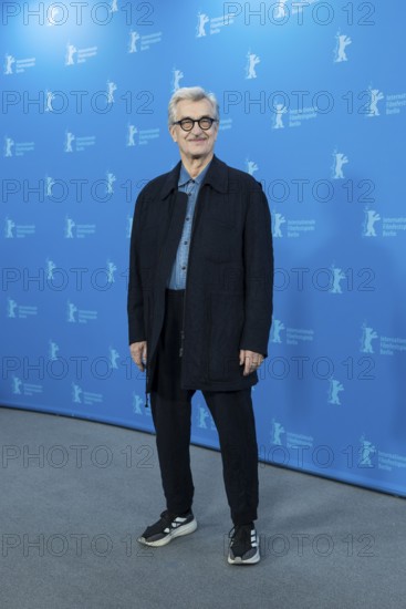 Wim Wenders, chairman of the Berlinale jury at a photo call at the Berlinale in Berlin on 12.02