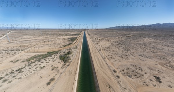 Buckeye, Arizona - The Central Arizona Project canal brings Colorado River water to the desert of