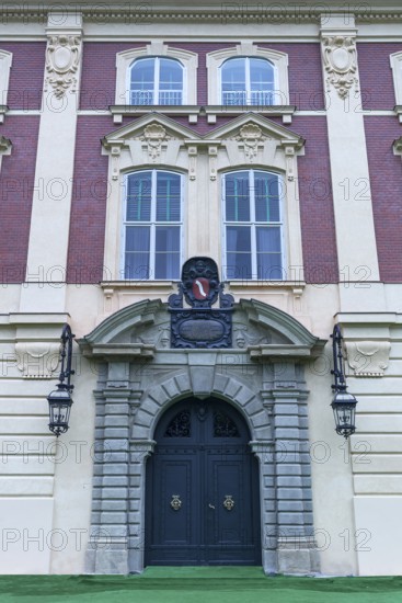 Entrance portal of Lan´cut Castle, 17th century, Lancut formerly Landshut, Poland