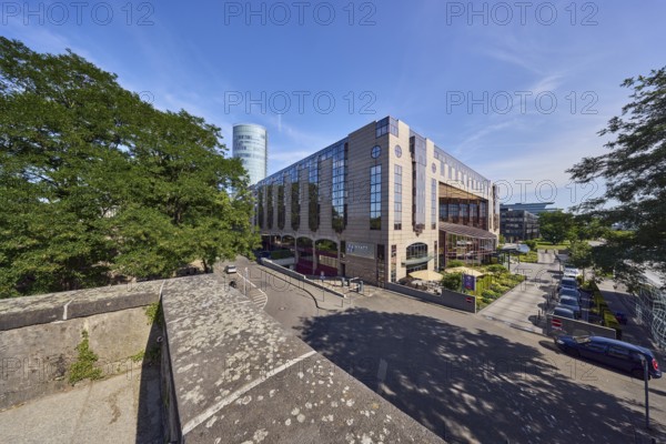 Hyatt Regency, hotel, commercial building, modern architecture, general development, sandstone