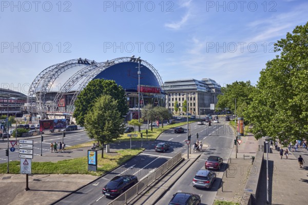 Large tent Musical Dome, general architecture, lantern, main station, roads, lanes, central island,